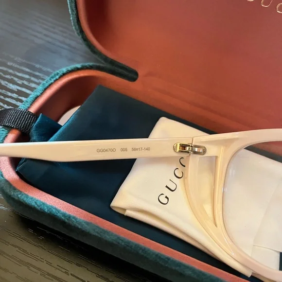 Gucci Ivory Sunglasses (Eyeglass Frames) GG0470o - Picture 8 of 11
